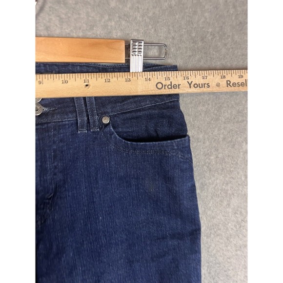 Levi's The Original Jean Mid Rise Skinny Denim Women's  12 M Blue Flap Pockets - Picture 8 of 11